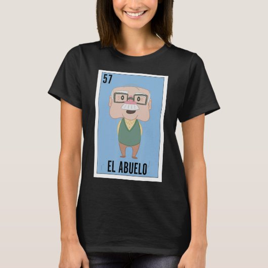 Grappig Mexicaans voor opa - El Super Abuelo 2 T-shirt (Voorkant)