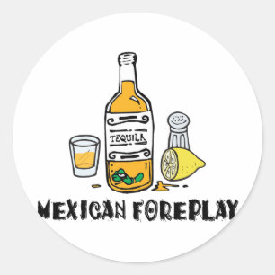 Grappig Mexicaans voorspel Ronde Sticker