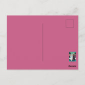 Grappig Miami-thema jaren 80 Briefkaart (Achterkant)