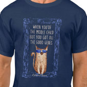 Grappig middelste kind t-shirt