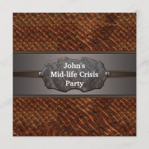 Grappig Midlifecrisis Mannen 40e Verjaardagsfeestj Kaart