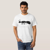 Grappig Mier T-Shirt - Slecht Getekend Cadeau (Voorkant volledig)