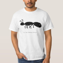 Grappig Mier T-Shirt - Slecht Getekend Cadeau