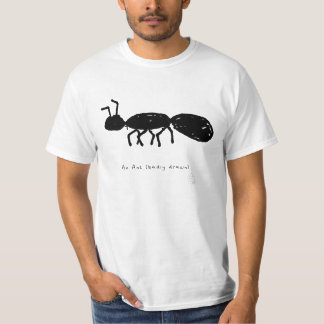 Grappig Mier T-Shirt - Slecht Getekend Cadeau