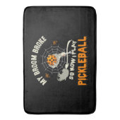 Grappig mijn bezem brak dus nu speel ik pickleball badmat (Voorkant Verticaal)