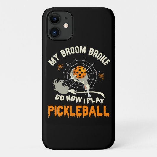 Grappig Mijn Bezem Brak Dus Nu Speel Ik Pickleball Case-Mate iPhone Case (Achterkant)