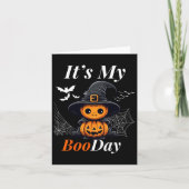 Grappig, mijn Boo Day Cute Halloween Birthday Ghos Kaart (Voorkant)