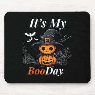 Grappig, mijn Boo Day Cute Halloween Birthday Ghos Muismat