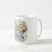Grappig Mijn Brein Heeft Te Veel Tabbladen Open T- Koffiemok (Voorkant rechts)