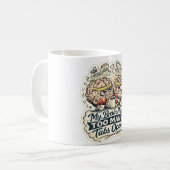 Grappig Mijn Brein Heeft Te Veel Tabbladen Open T- Koffiemok (Voorkant links)