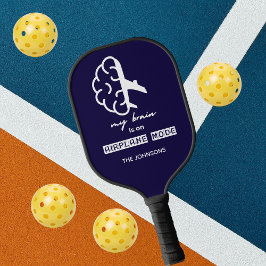 Grappig Mijn Brein staat in de Vliegtuigstand Coll Pickleball Paddle