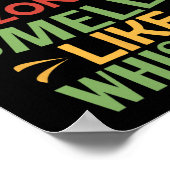 Grappig Mijn Comfortzone Ruikt Naar Whiskey Poster (Hoek)
