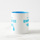 Grappig mijn dagelijks kopje met tranen tweekleurige koffiemok (Center)