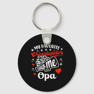 Grappig mijn favoriete cheerleader noemt me opa ch sleutelhanger