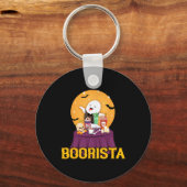 Grappig mijn favoriete geest is Tequila Boo Ghost Sleutelhanger (Voorkant)