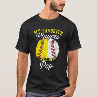 Grappig, mijn favoriete honkbalspeler belt me t-shirt