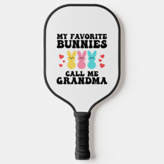 Grappig mijn favoriete konijntjes noemen me oma mo pickleball paddle