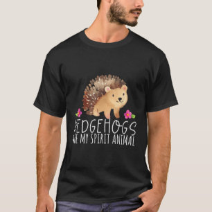 Grappig Mijn Geest Dier Wild Dier Hedgie Floral P T-shirt