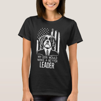 Grappig Mijn Hond Beter President Verkiezing Shiba T-shirt