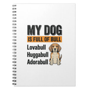 Grappig Mijn Hond Zit Vol Met Olie Beagle Vintage  Notitieboek