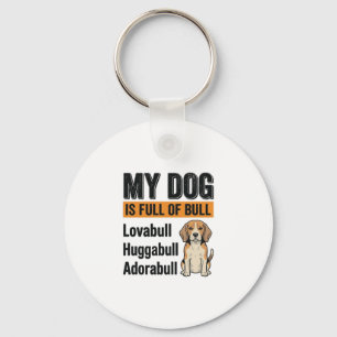 Grappig Mijn Hond Zit Vol Met Olie Beagle Vintage  Sleutelhanger