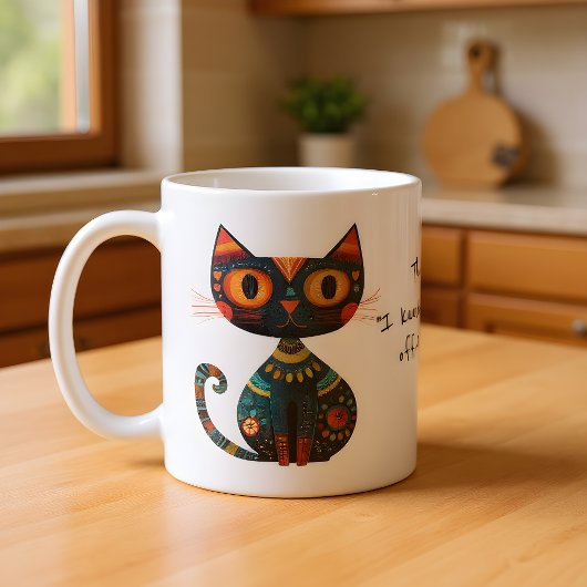 Grappig Mijn "Ik gooide iets van tafel" gezicht Koffiemok