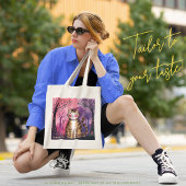 Grappig 'Mijn kat denkt dat ik cool ben ...' Schat Tote Bag