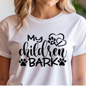 Grappig mijn kinderen blaffen t-shirt