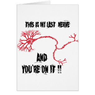 Grappig Mijn Laatste Zenuw
