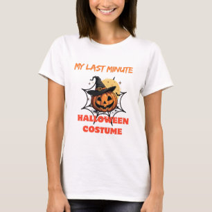Grappig MIJN LAST MINUTE HALLOWEEN CUSTAME Ghost P T-shirt