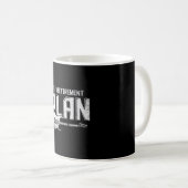 Grappig Mijn Plan Retirement Gitaar Koffiemok (Voorkant rechts)