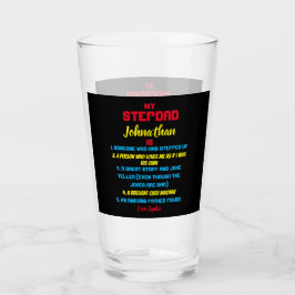 Grappig mijn stiefvader citaat glas