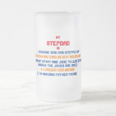 Grappig mijn stiefvader citaat matglas bierpul (Center)