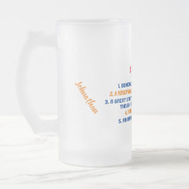 Grappig mijn stiefvader citaat matglas bierpul