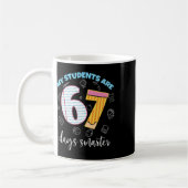 Grappig Mijn Studenten Zijn 67 Dagen Slimmer Leraa Koffiemok (Links)