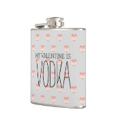 Grappig mijn Valentijn is het Wodka Pink Hearts Pa Heupfles (Links)