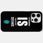 Grappig mijn wachtwoord is vingerafdruk Case-Mate iPhone case (Achterkant (horizontaal))