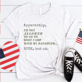 Grappig militair mam boot kamp onbeschoft maar ok  t-shirt