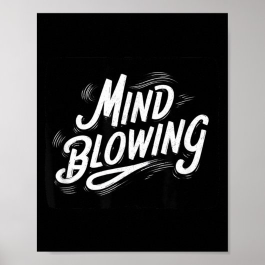 Grappig Mind Blowing Motto Kostuum Poster (Voorkant)