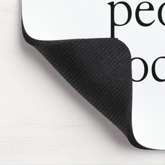 Grappig minimalistisch citaat| Ik kan vandaag de m Muismat (Hoek)