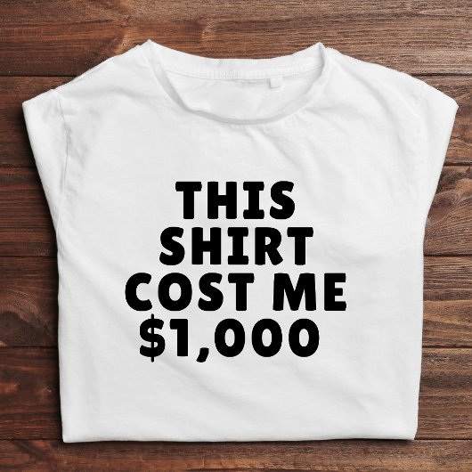 Grappig Minimalistisch Sarcastisch Dit T-shirt Kos
