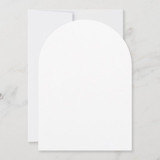 Grappig minimalistisch script Casual trouwboog Kaart (Achterkant)