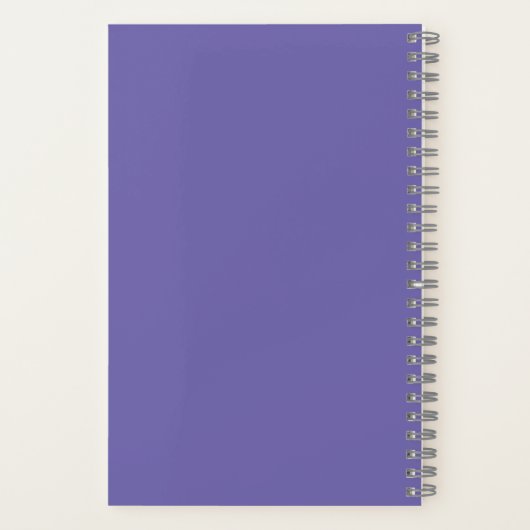 Grappig minimalistische periwinkle om checklist Sm Notitieboek (Achterkant)