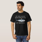 Grappig Minnow, als je van slechte vispuns houdt,  T-shirt (Voorkant volledig)