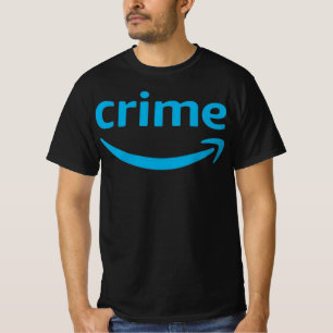 Grappig Misdaad Logo Parodie T-Shirt