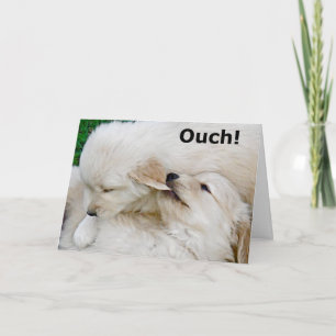 Grappig Miss You Puppy Wenskaart Kaart