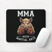 Grappig Mma Boar Thai Boxing Cage Vechten Muismat (Met muis)