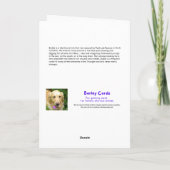 Grappig modderig hondenadvies voor het draaien van kaart (Achterkant)