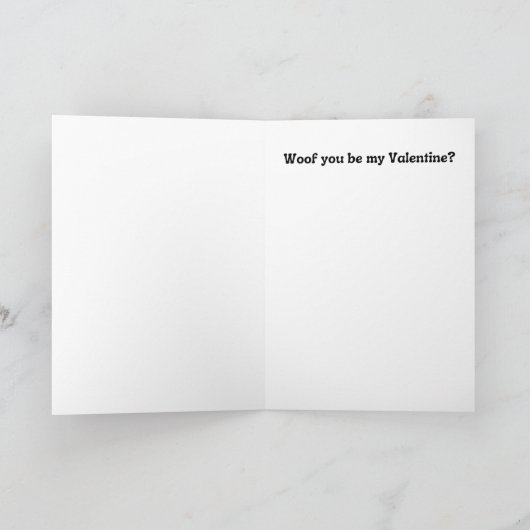 Grappig modderig hondje Ik heb je echt Valentijn g Kaart (Binnen)