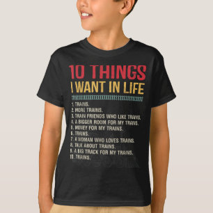 Grappig Model Treinconducteur Treinliefhebber Loco T-shirt